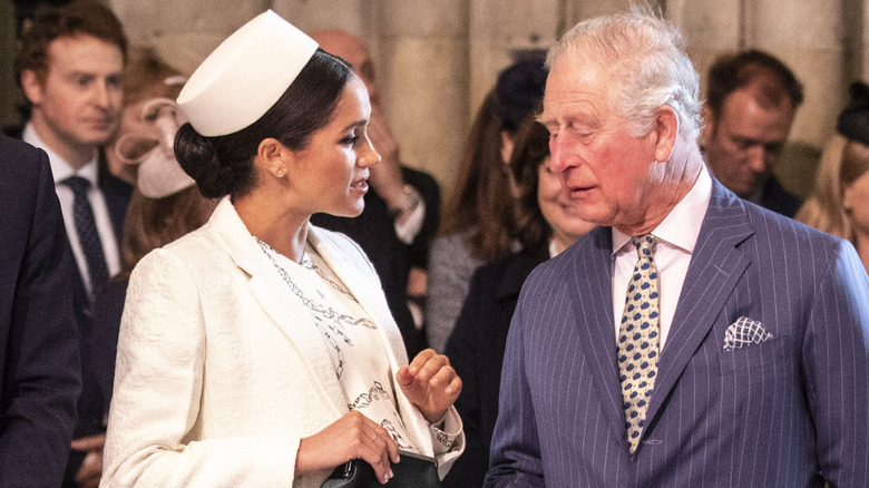 Meghan Markle and King Charles at Westminster Abbey