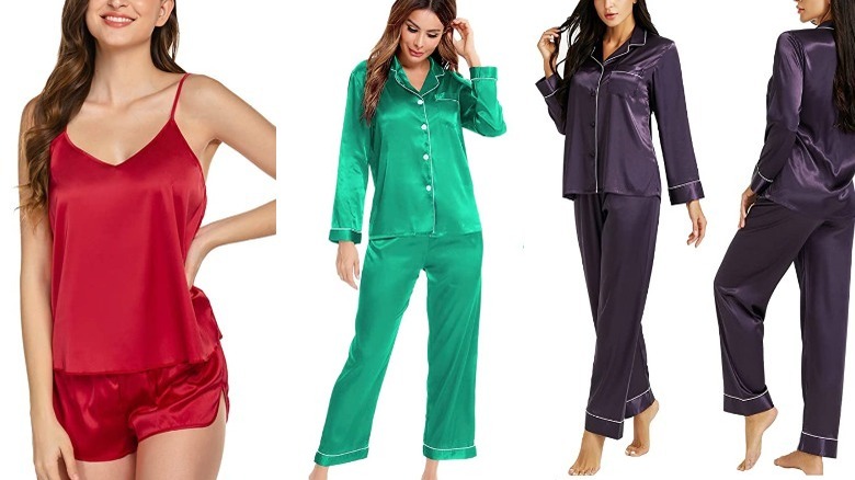 Three Amazon pajama sets