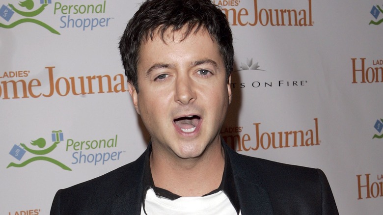 Brian Dunkleman speaking at a Ladies Home Journal event