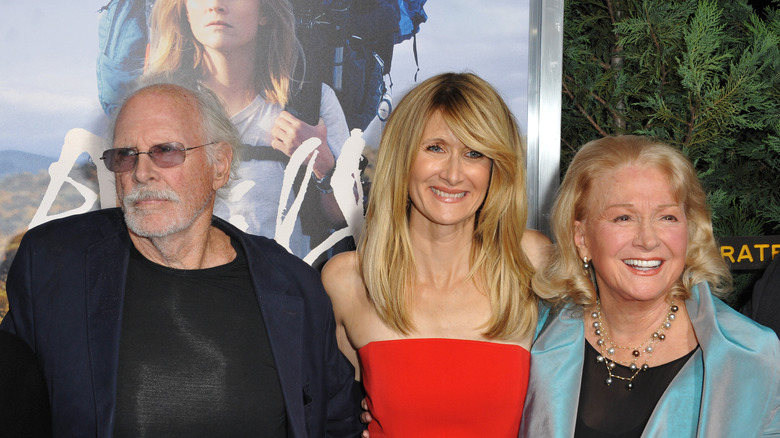 Bruce Dern, Laura Dern, Diane Ladd at event 