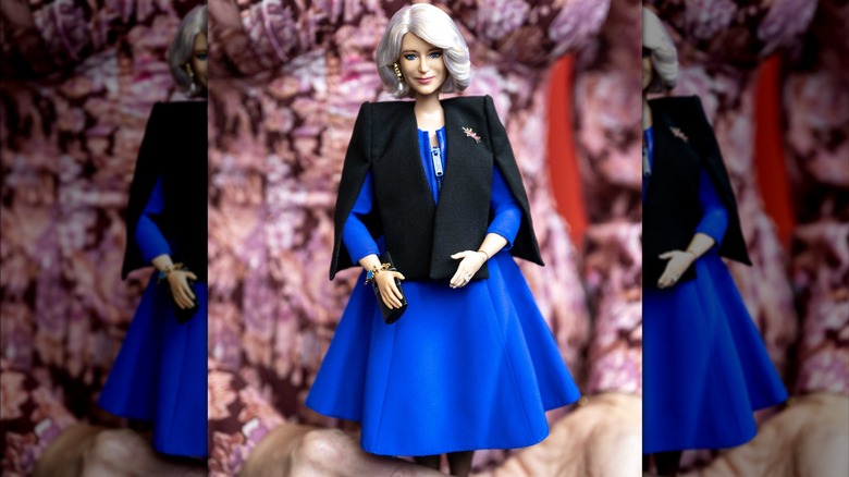 Barbie doll of Queen Camilla