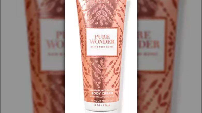 Rose gold and cream colored Pure Wonder product shot