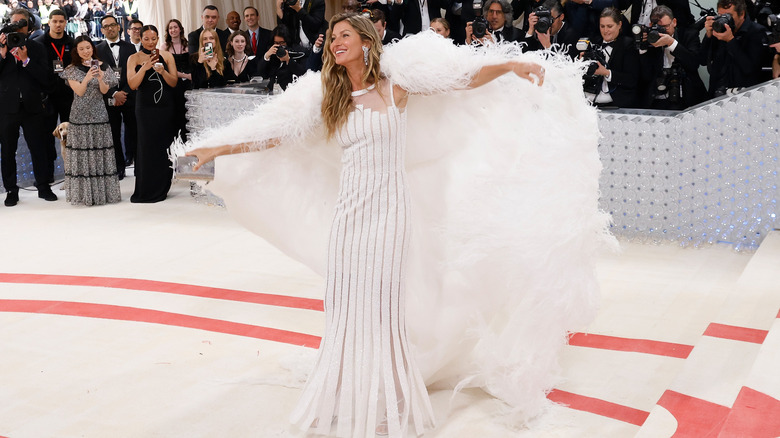 Gisele Bündchen in Chanel dress at Met Gala