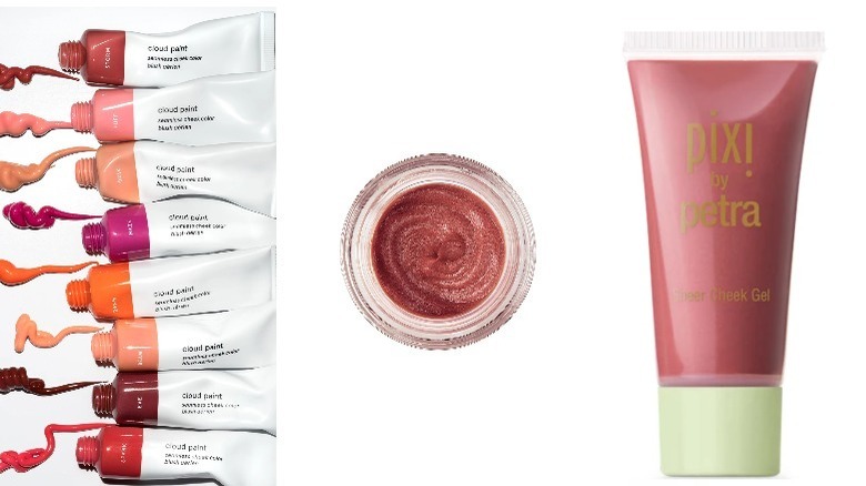 Glossier product and two dupes