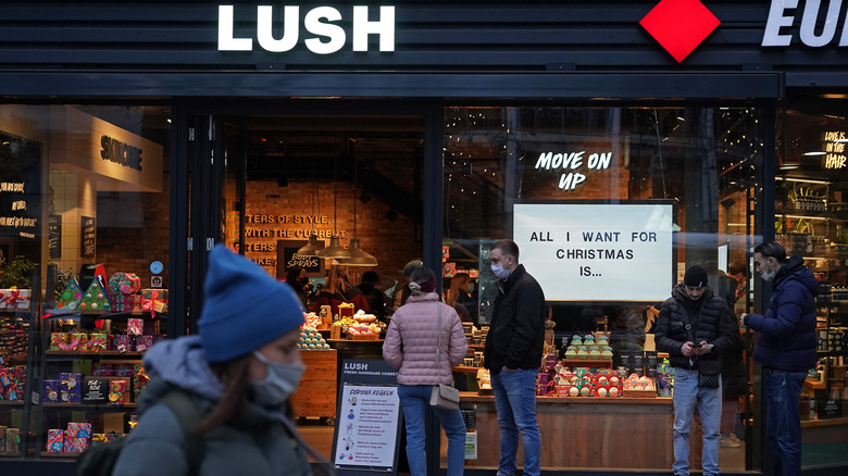 LUSH storefront