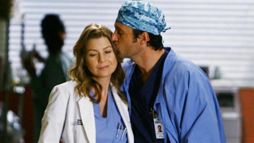 Meredith and Derek in Grey's Anatomy