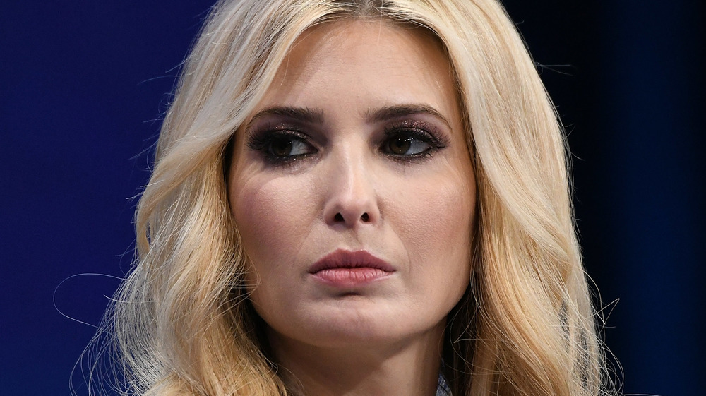 Ivanka Trump looking serious