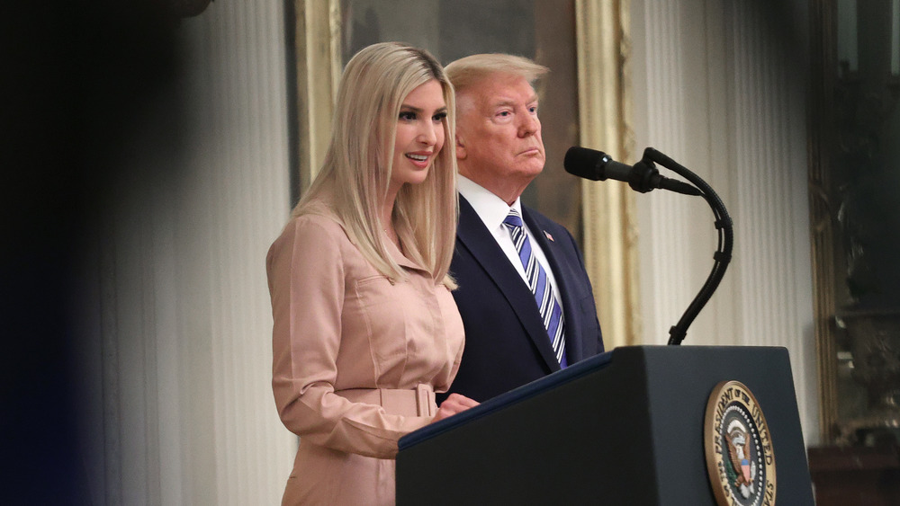 Ivanka Trump and Donald Trump