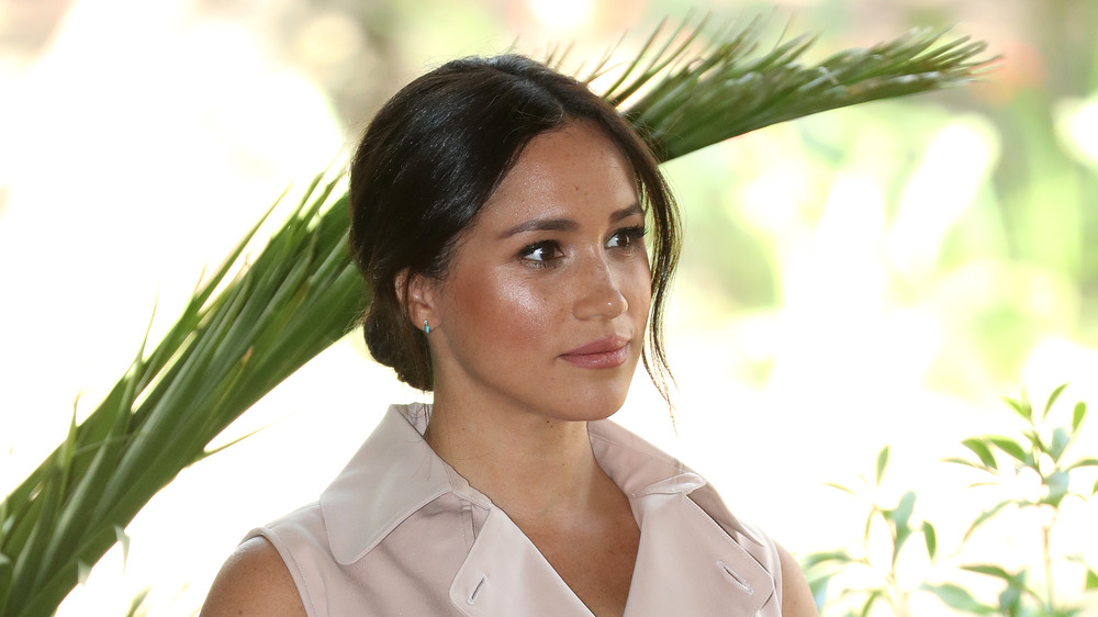 Meghan Markle looking away