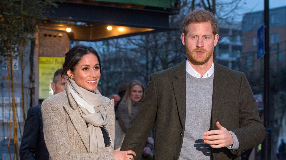 Meghan Markle and Prince Harry smiling