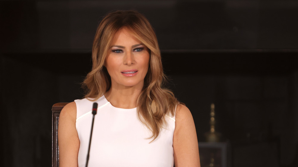 Melania Trump smiling