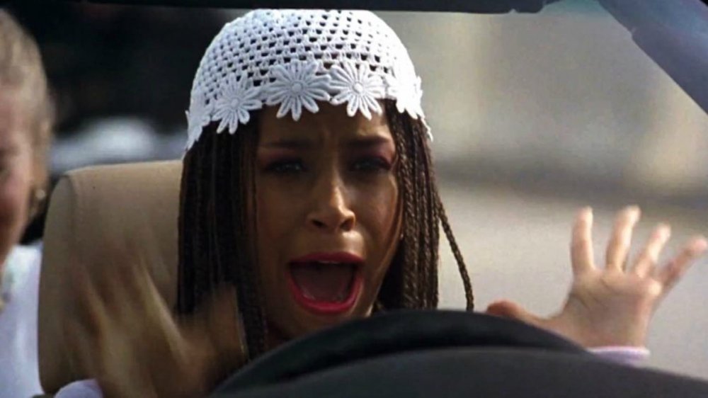 Dionne freaking out on the freeway in Clueless