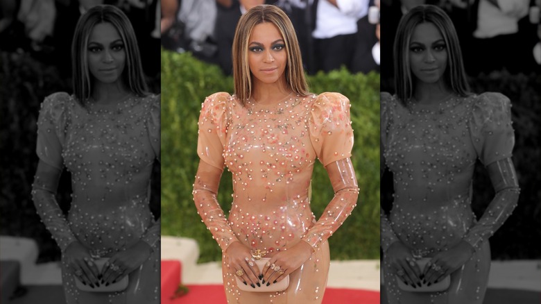 Beyoncé in latex gown at Met Gala