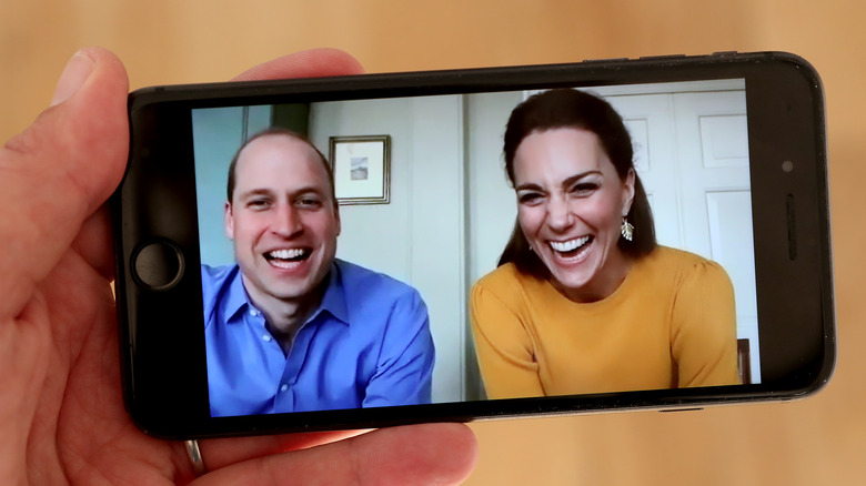 Prince William and Kate Middleton laughing