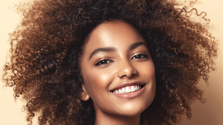 African American Woman Smiling