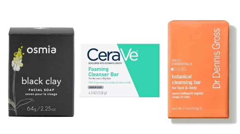 Facial bar soap options