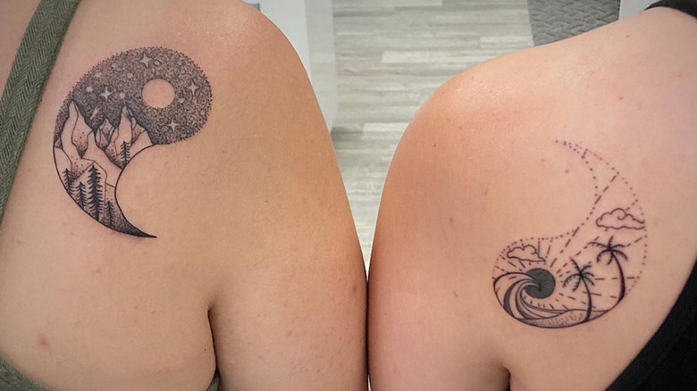 The Best BFF Tattoo For Friends Who Are Complete Opposites