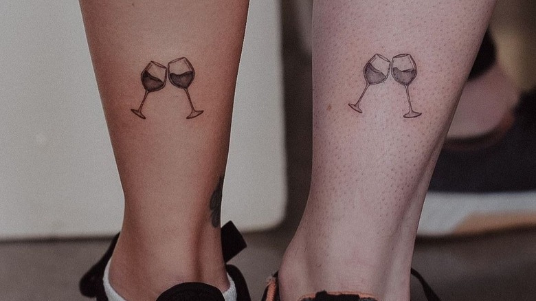 17 Best Wine Glass Tattoos ideas  wine tattoo tattoos wine glass tattoo