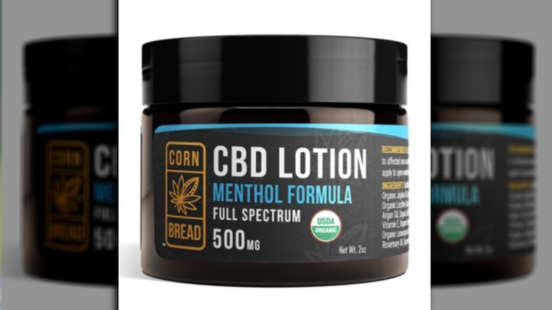 cornbread CBD menthol lotion 