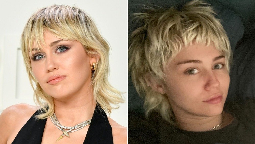 Miley Cyrus' celebrity hair transformation in quarantine