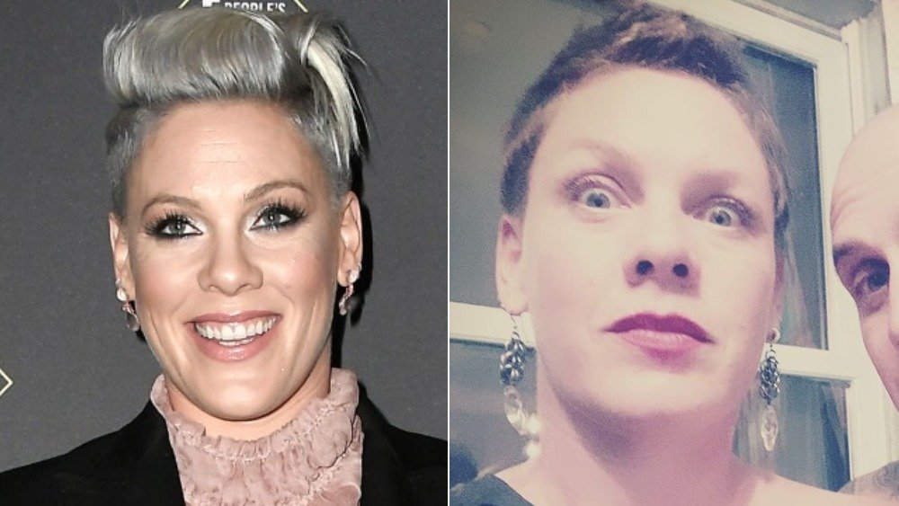 Pink's celebrity hair transformation in quarantine