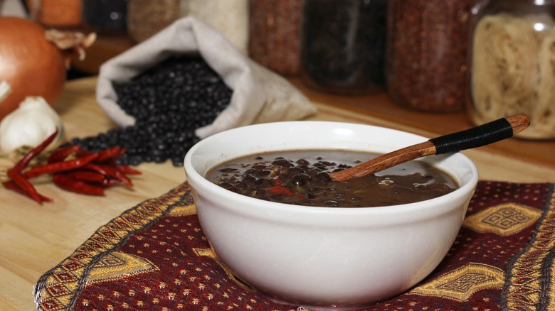 Black bean soup