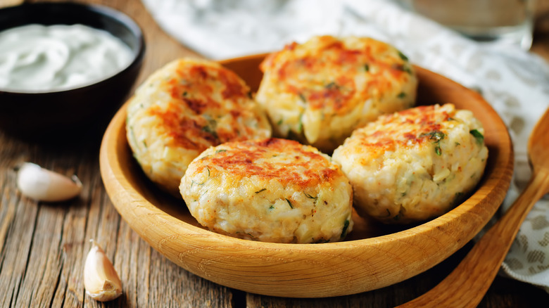 burger patties in a bowl