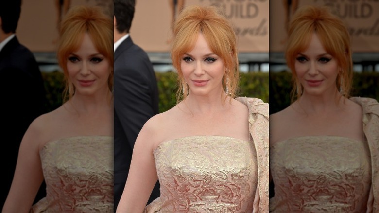 Christina Hendricks on the red carpet