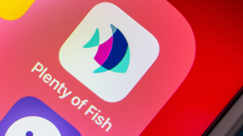 Plenty of Fish app on a smartphone