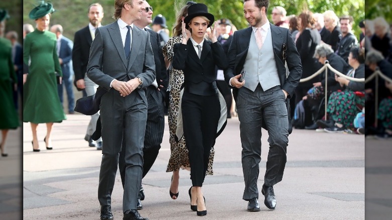 Cara Delevingne at Princess Eugenie's wedding