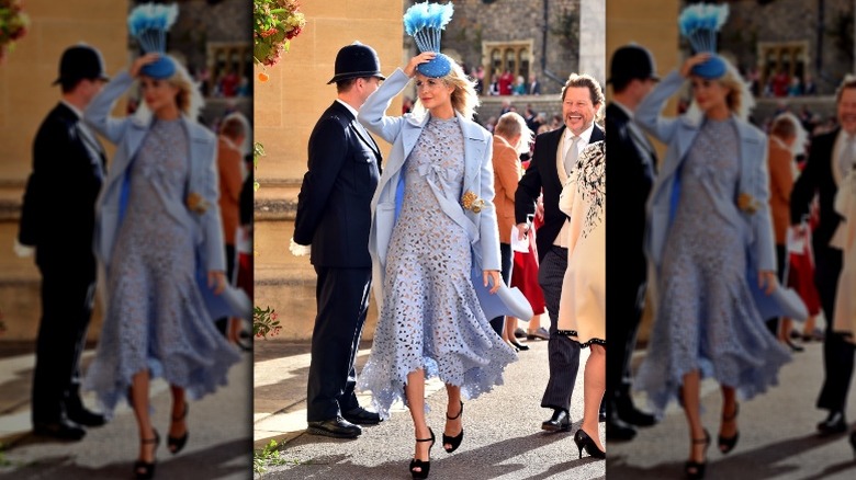 Poppy Delevingne at Princess Eugenie's wedding