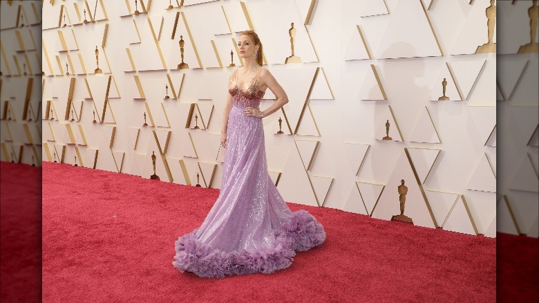 Jessica Chastain at the 2022 Oscars