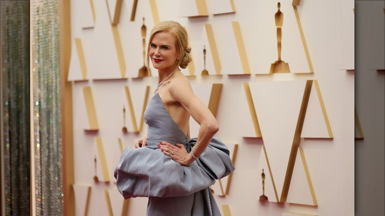 Nicole Kidman on the 2022 Oscars red carpet