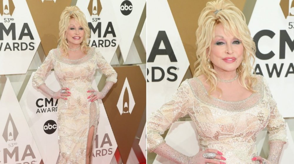 Dolly Parton at the 2019 CMA Awards