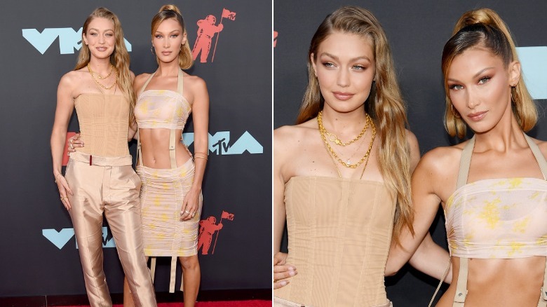 Gigi and Bella Hadid at the 2019 VMAs