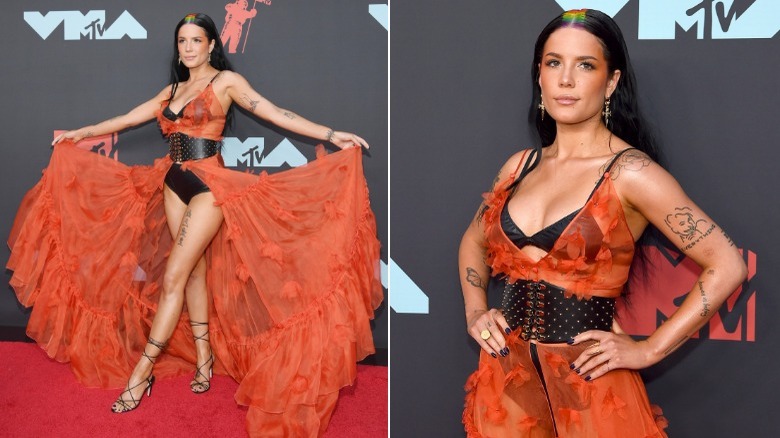 Halsey at the 2019 VMAs