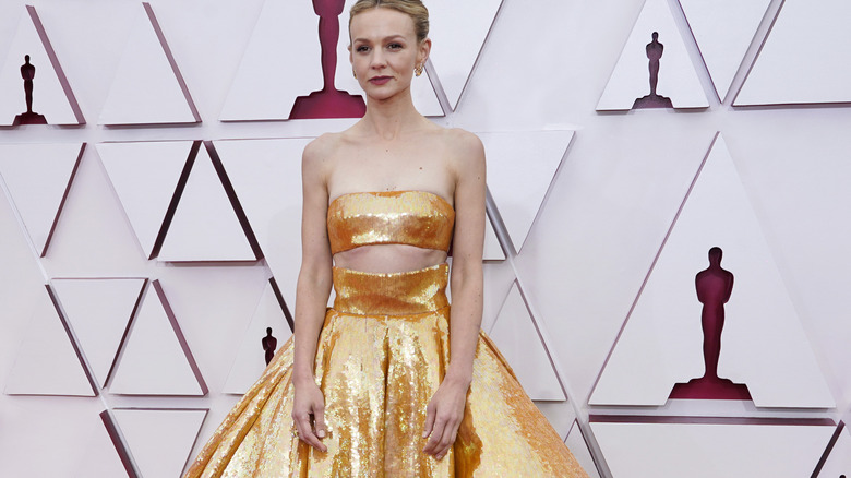 Carey Mulligan at the 2021 Oscars