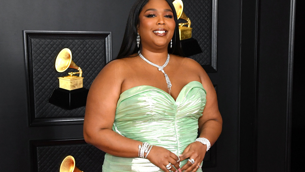 Lizzo at the Grammys 2021