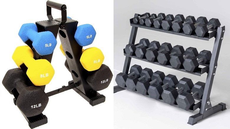 Two dumbbell set options