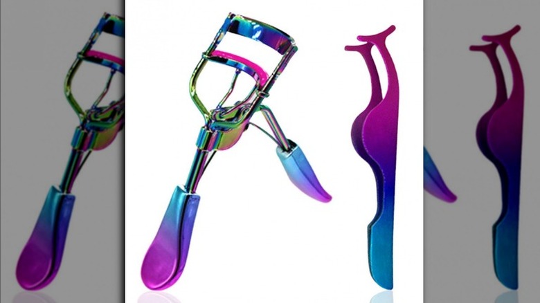 SinPinEra multicolored eyelash curler and tool