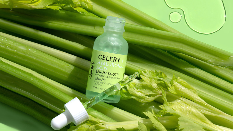 Sweet Chef's green celery face serum