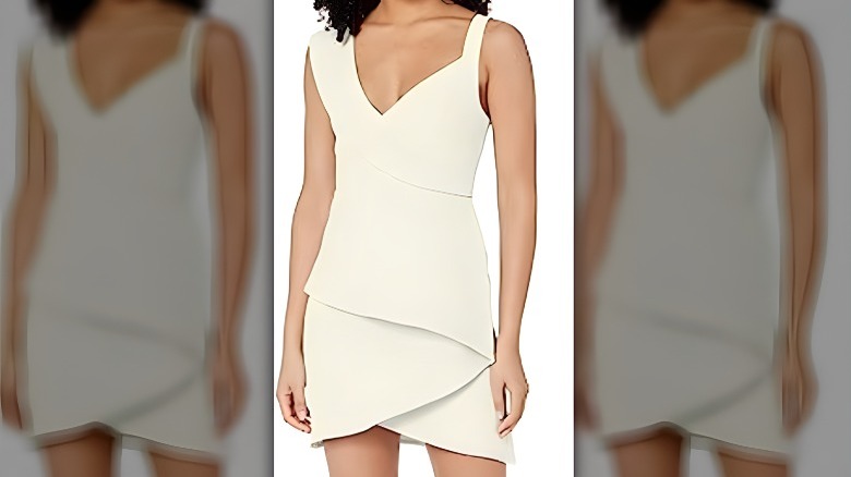 BCBGMAXAZRIA asymmetrical mini-dress