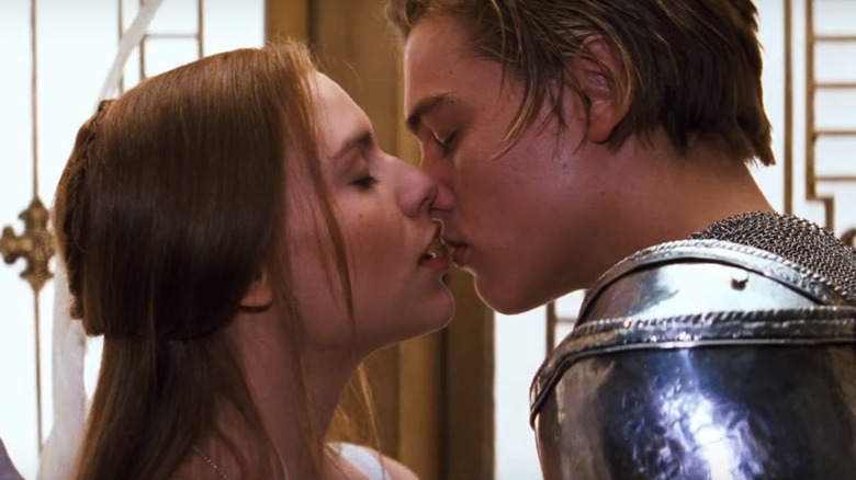 Kiss scene from Romeo + Juliet