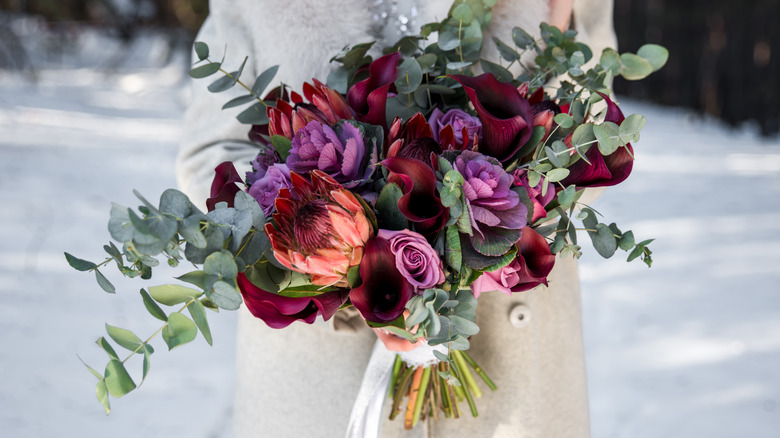 Winter wedding bouquet