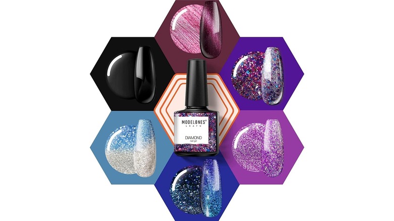 Modelones Soak Off UV LED Gel Nail Polish Set