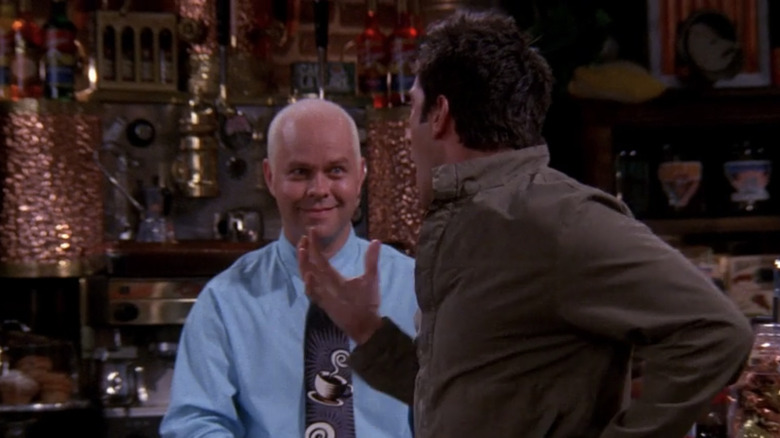 Gunther smiling at Ross