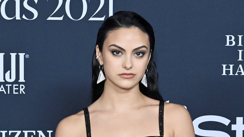 Camila Mendes with black hair