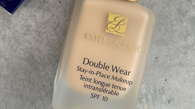 A bottle of Estée Lauder Double Wear Foundation