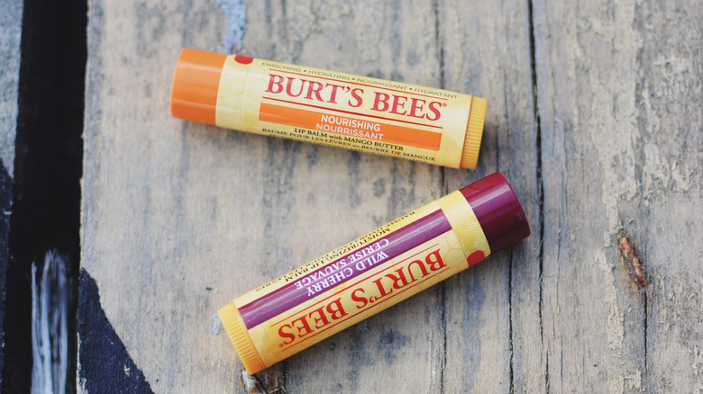 Burt's Bees lip balms