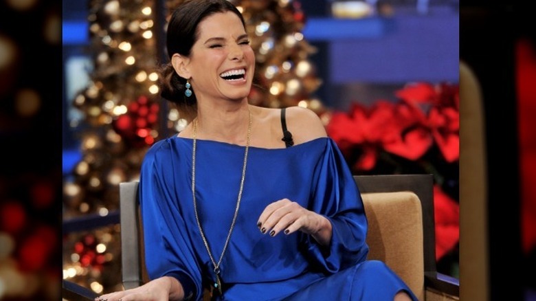 Sandra Bullock laughing